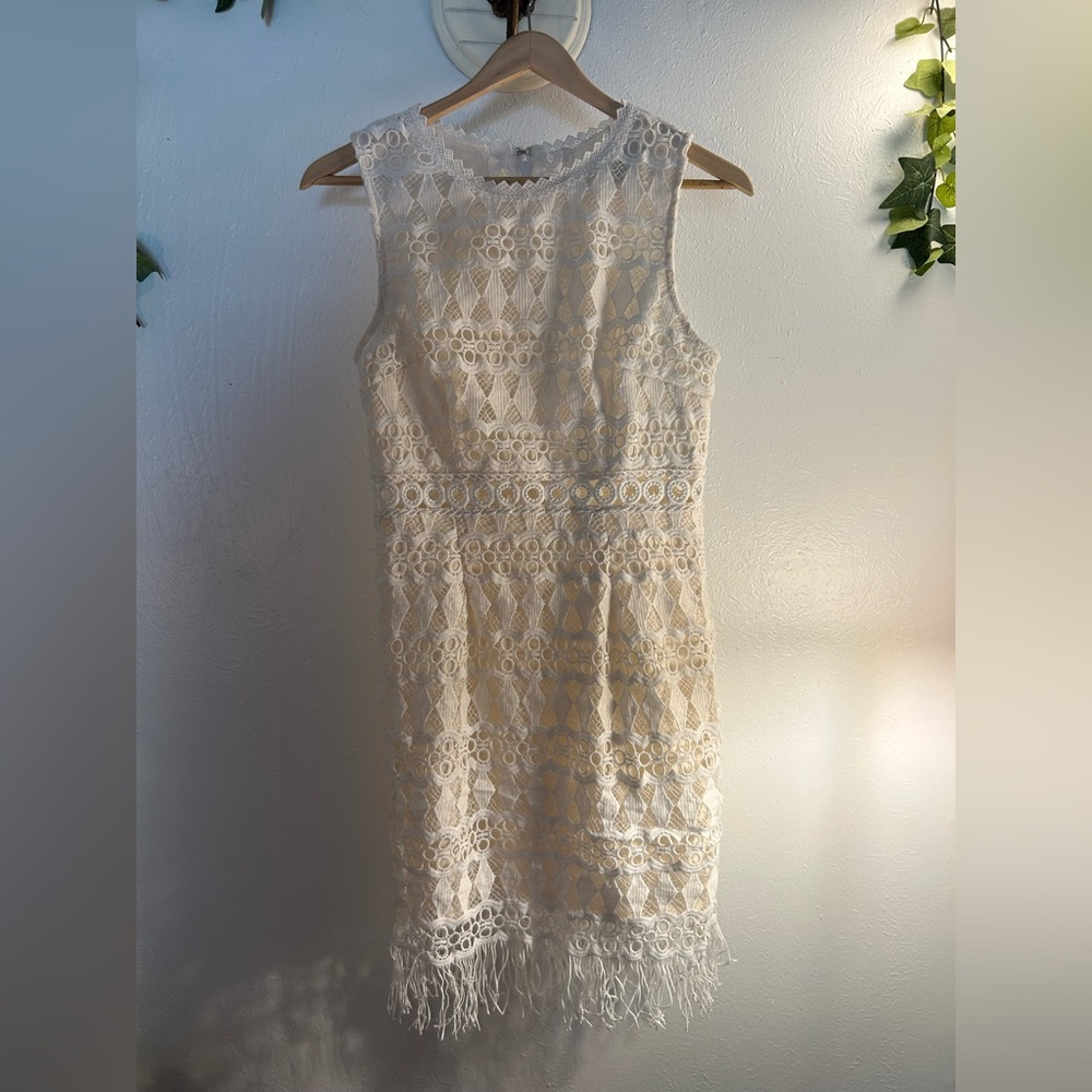 Lulus Kenna White Crochet Lace Sleeveless Bodycon Dress - Picture 3 of 15